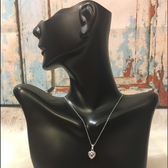 925 sterling silver Jewelry - Real Sterling Silver 925 marked heart necklace